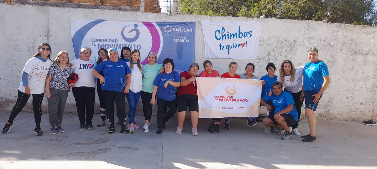 Rivadavia y Chimbas los lugares visitados de Comunidad en Movimiento