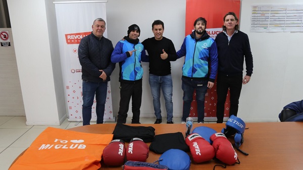  El “Noni” Fabián Orozco visitó la secretaría en la previa de su pelea en Buenos Aires